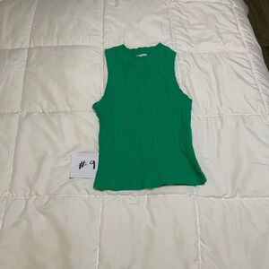 Zara Vibrant Green Tank Top